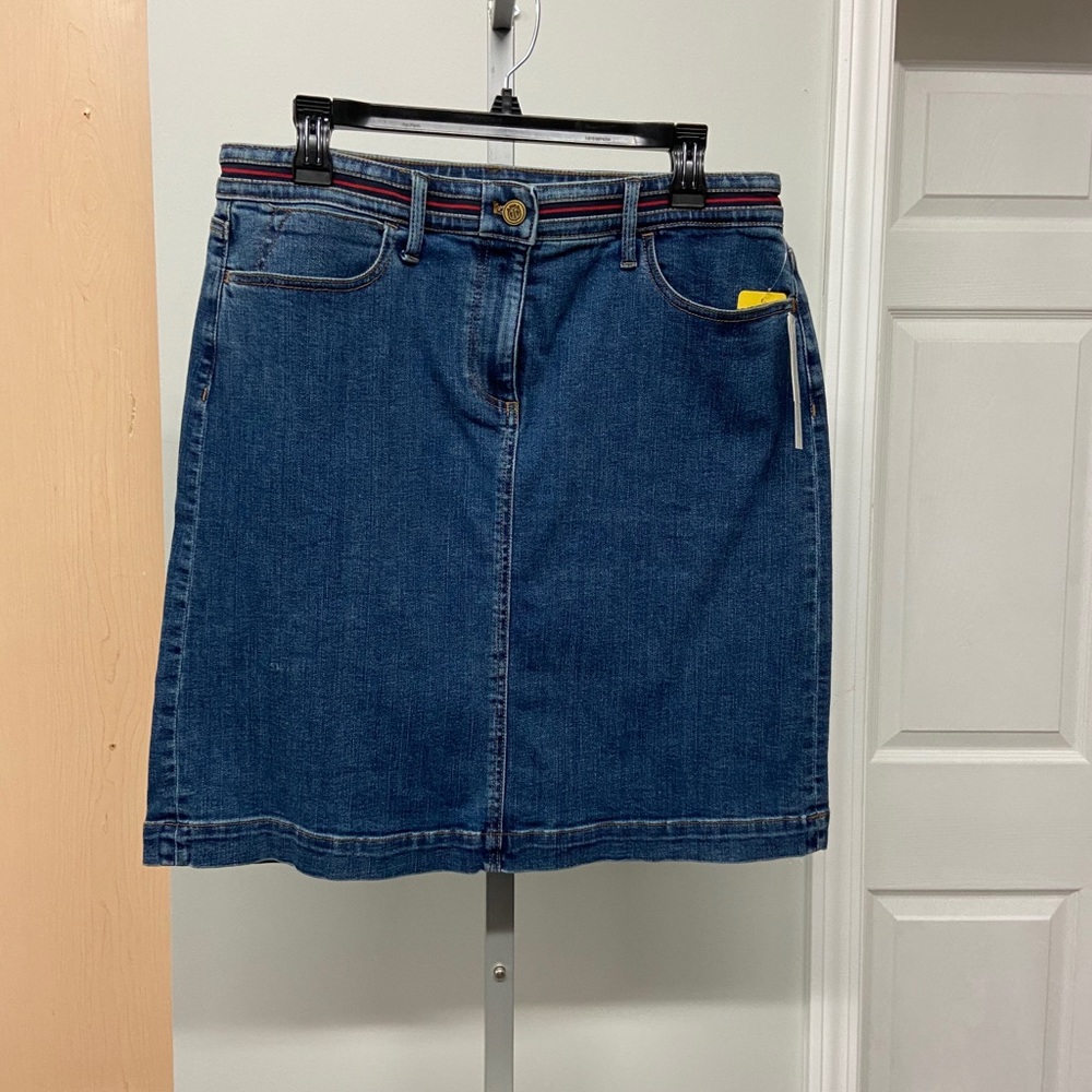 Talbots Jean skirt